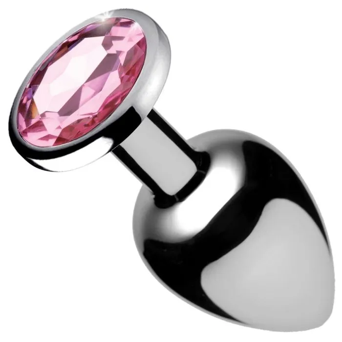 Male Sex Toys | Pink Gem Anal Plug - Large - XR Brands Booty Sparks