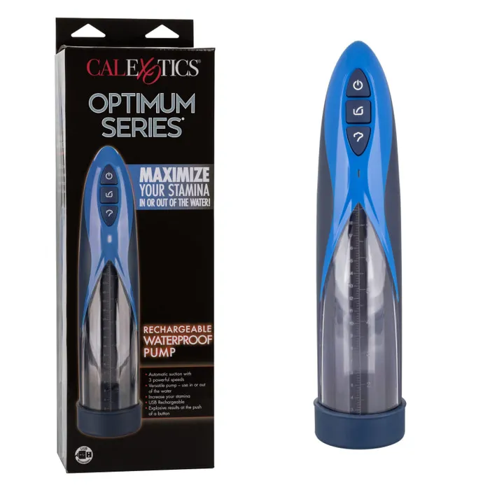 Optimum Series Rechargeable Waterproof Pump Calexotics Female Sex Toys