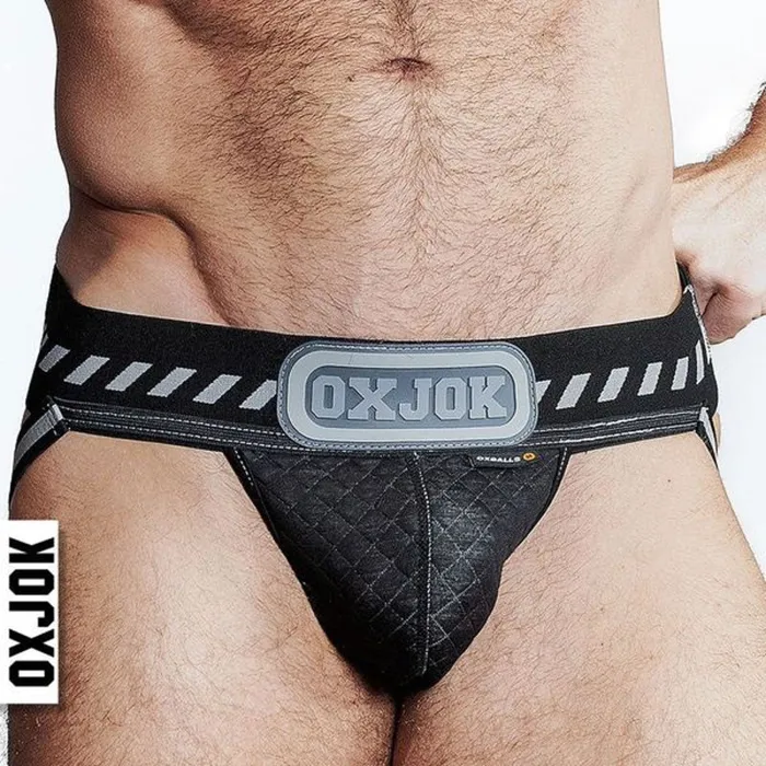 Oxjok Anal | Packer Industrial Quilted Cargo Strapjock Black Pull Small