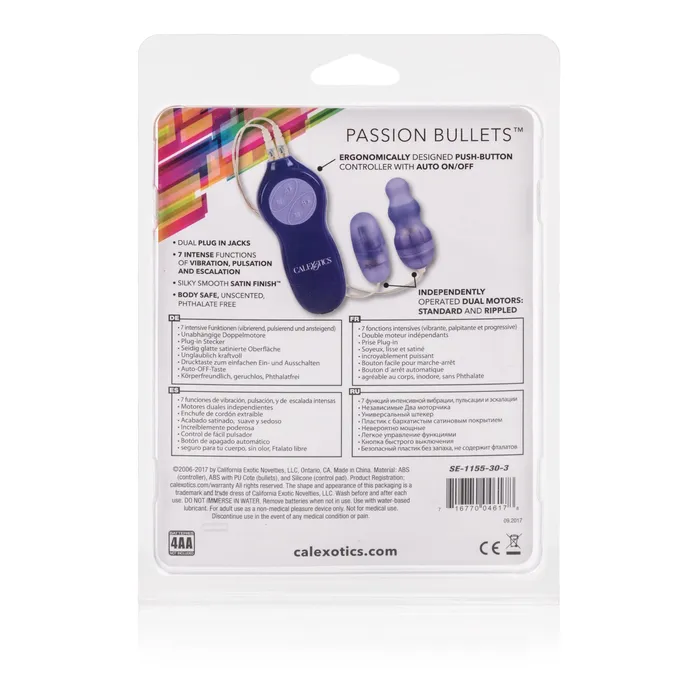 Passion Bullets - Dual Stimulator by CalExotics | CalExotics Female Sex Toys