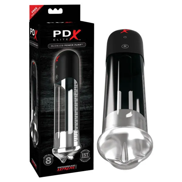 PDX Elite Blowjob Power Pumprd511 Pipedream Male Sex Toys