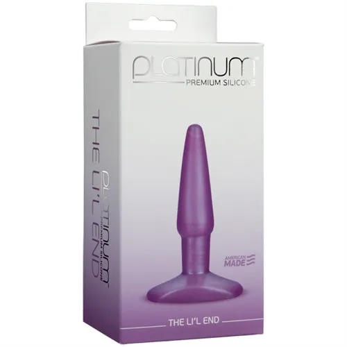 Platinum Premium Silicone - the Li'l End - Purple | Doc Johnson Dildos