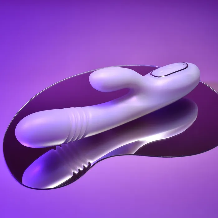 Playboy Pleasure - Bumping Bunny - Rabbit  Vibrator - Opal | Playboy Pleasure Female Sex Toys