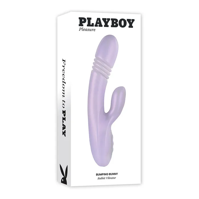 Playboy Pleasure - Bumping Bunny - Rabbit  Vibrator - Opal | Playboy Pleasure Female Sex Toys