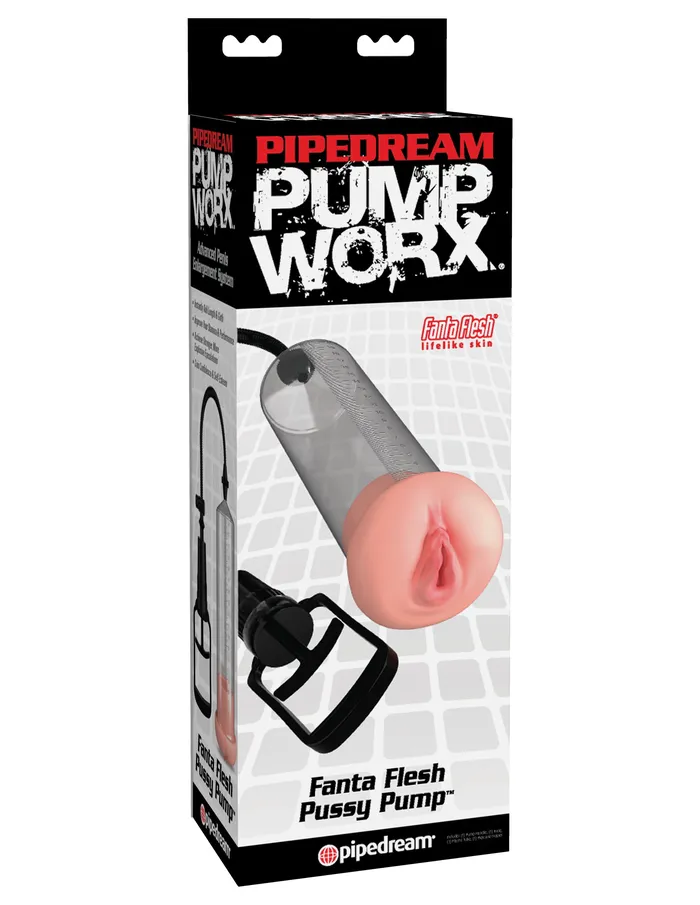 Pump Worx Fantas Flesh Pussy Pump | Pipedream Male Sex Toys