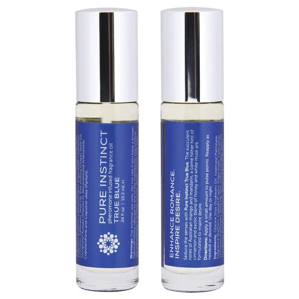 Pure Instinct Pheromone Fragrance Oil True Blue - Roll On  10.2 ml | Classic Brands Vibrators