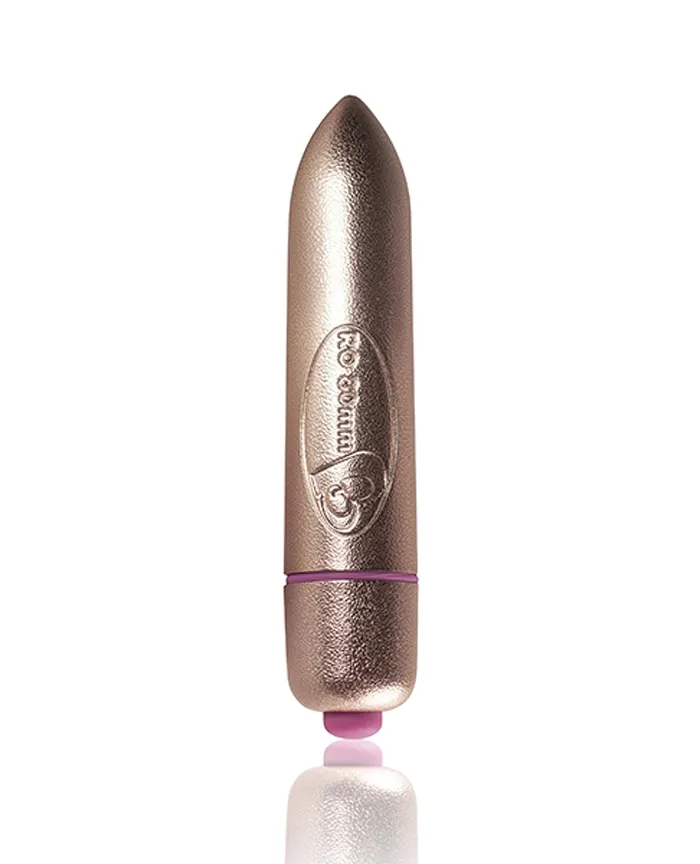 Rocks Off RO80mm Fully Amped Bullet Vibrator 7 Speed Gold Rocks Off Female Sex Toys