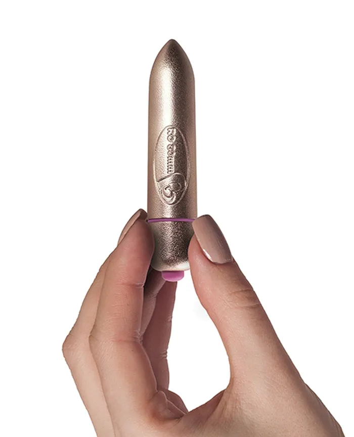 Rocks Off RO-80mm Fully Amped Bullet Vibrator 7 Speed Gold | Rocks Off Female Sex Toys