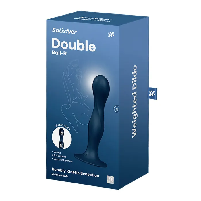 Satisfyer Double Ball-R - Dark Blue-(4048673) | Satisfyer Vibrators