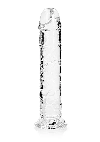 Shots America Realrock Realistic Straight Dildo 11in Transparent | Female Sex Toys