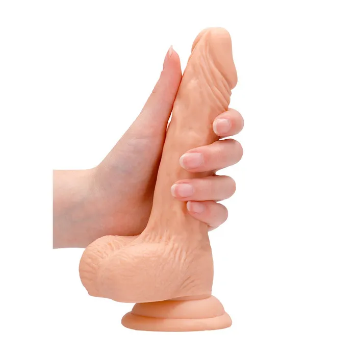 Shots Toys Female Sex Toys | REALROCK 7'' Realistic Dildo With Balls - Flesh 17.8 cm Dong