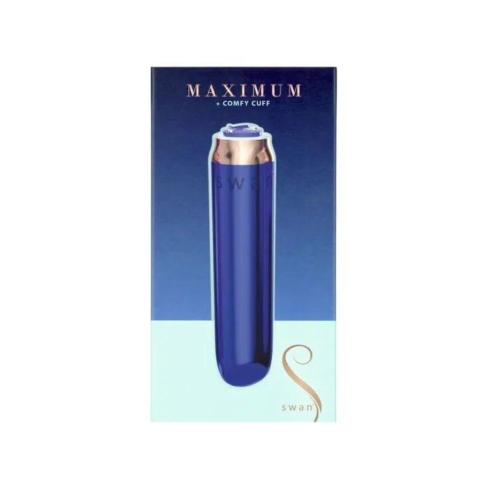 Swan Vibrators | Maximum Comfy Cuff Rechargeable Bullet Blue