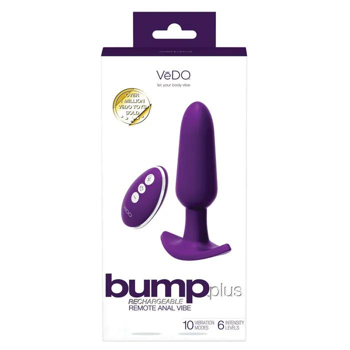 VeDO Bump Plus Rechargeable Remote Control Anal Vibrator | VeDO Anal