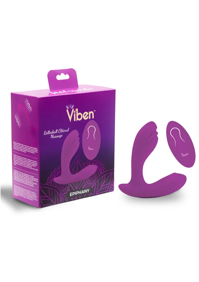 Viben Female Sex Toys | Viben Epiphany Rollerball Clit Massager Berry