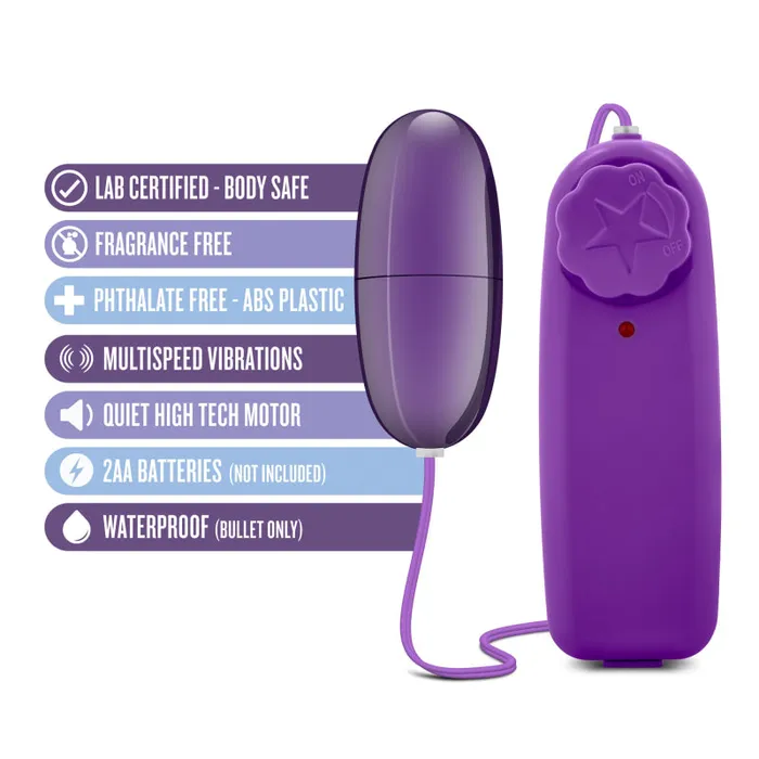 Vibrators | Blush Novelties B Yours Power Bullet - Purple