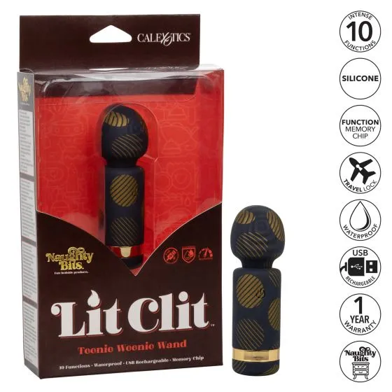 Vibrators | CalExotics Naughty Bits Lit Clit Teeny Weenie Wand