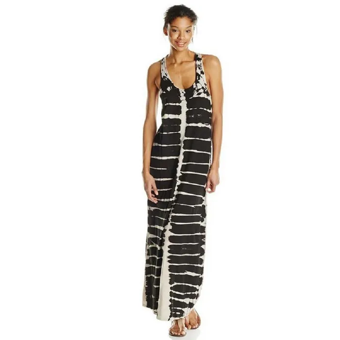 Vibrators ItspleaZure ItspleaZure Tiger Stripe Style Maxi Dress