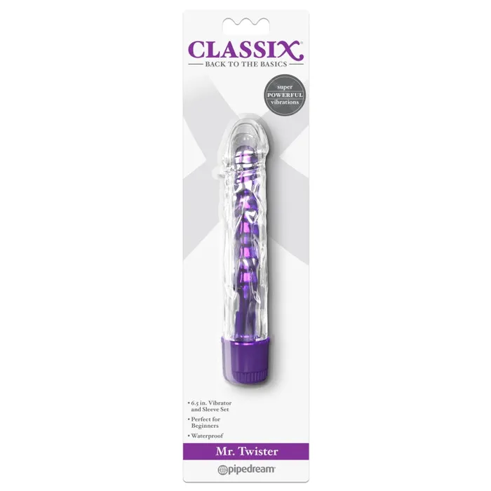 Vibrators | Pipedream Classix Mr. Twister - Purple