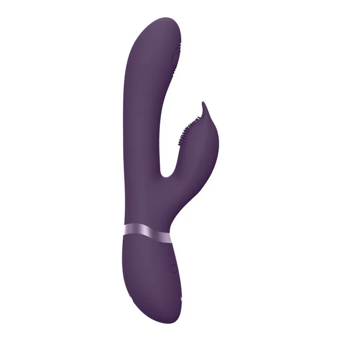 Vibrators | Vive AIMI 3x Motor Swinging Rabbit - Purple 22.3 cm USB Rechargeable Rabbit Vibrator - Shots Toys