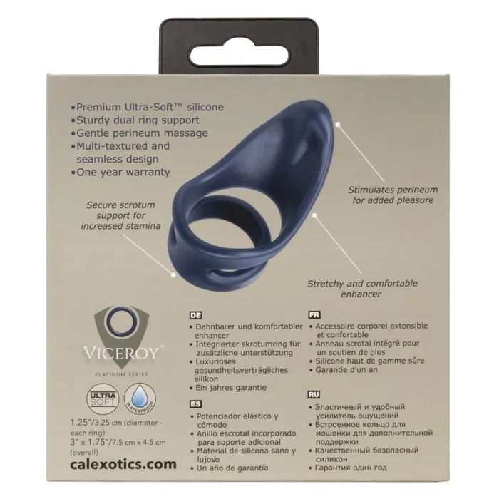 Viceroy Perineum Dual Ring | Calexotics Male Sex Toys