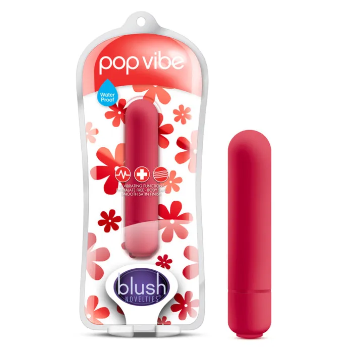 Vive Pop Vibe Cherry Red Blush Novelties Vibrators