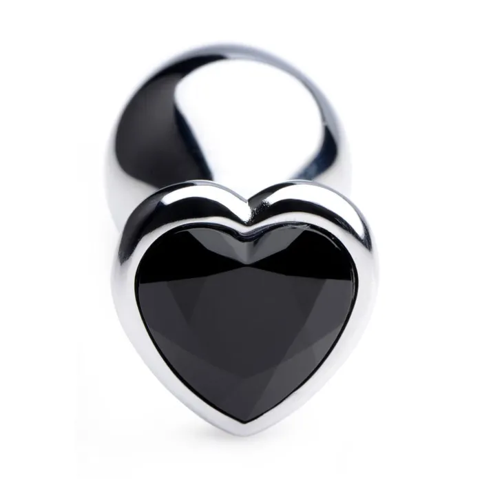 Xr Brands Booty Sparks Anal | Black Heart Gem Anal Plug - Medium