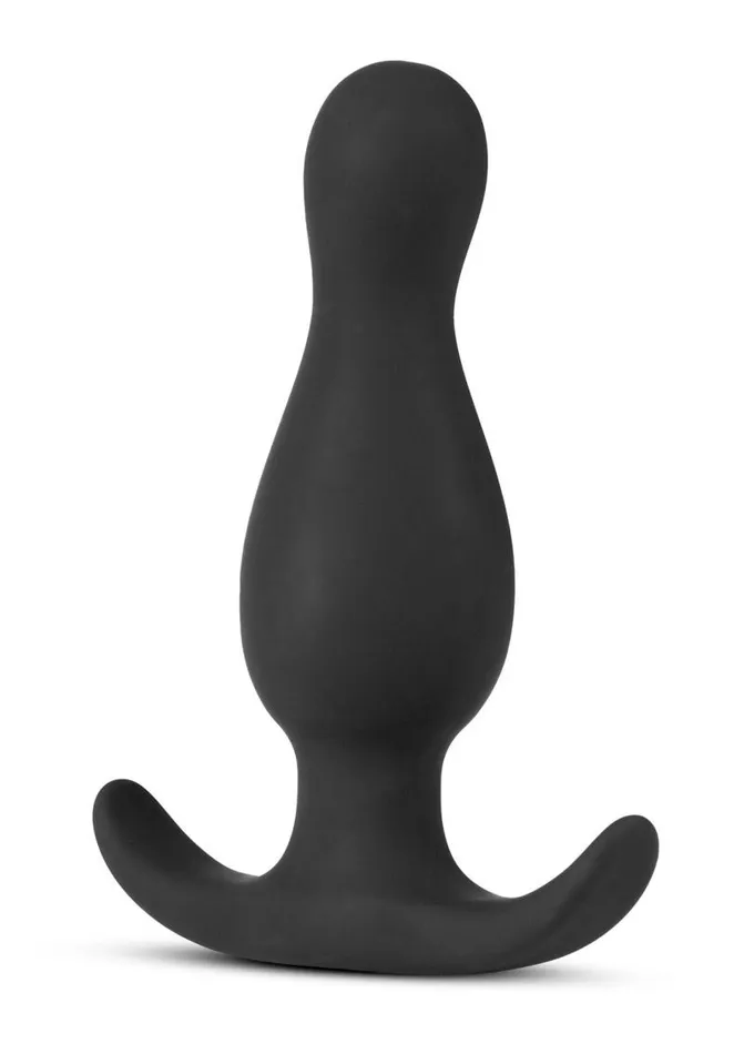 Anal Adventures Male Sex Toys Anal Adventures Platinum Curve Silicone Butt Plug