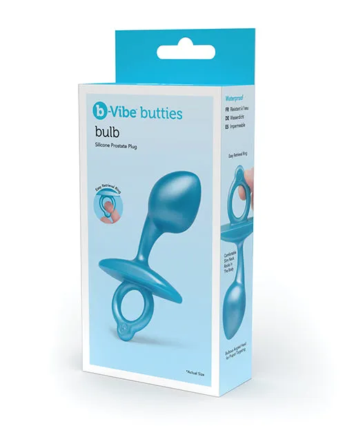 Anal Cotr INC BVibe Butties Bulb Tapered Prostate Plug Blue