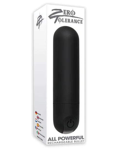 Anal Evolved Novelties INC Zero Tolerance All Powerful Rechargeable Bullet