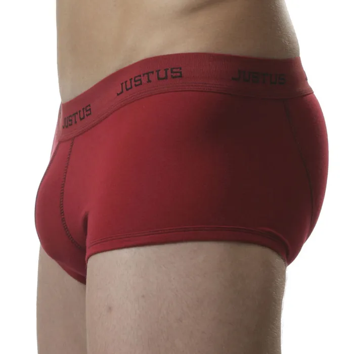 Anal The Justus Clothing Company JB Fitted Trunk Red with Black Stitch M