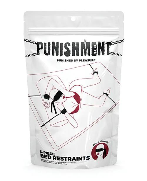 BMS Enterprises Vibrators Punishment 5 pc Bed Restraints