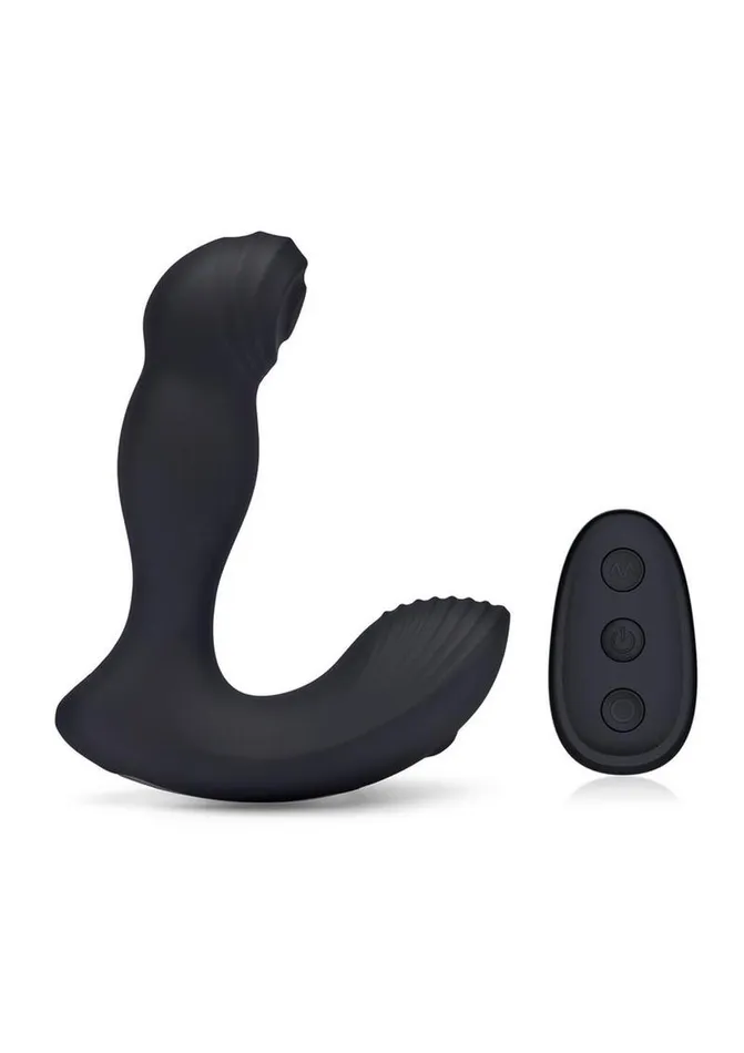 Blue Line Thumper Silicone Rechargeable Prostate Flicking Remote Controlled Stimulator Blue Line CandB Gear Anal