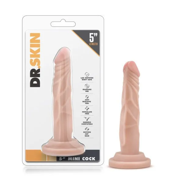 Blush Novelties Dr Skin 5 Mini Cock Flesh 127 cm Dong Dildos