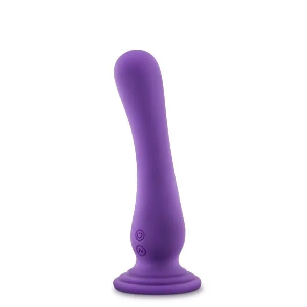 Blush Novelties Female Sex Toys Blush Impressions N4 Vibrating Dildo with Suction Cup