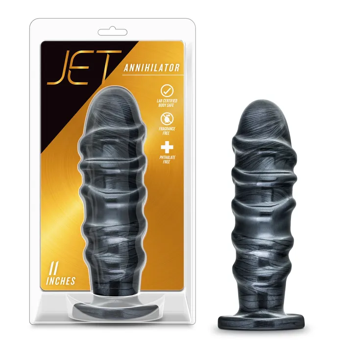 Blush Novelties Vibrators Jet Annihilator Carbon Metallic Black