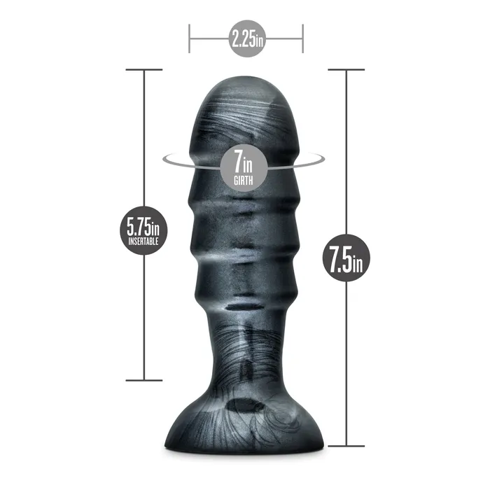 Blush Novelties Vibrators Jet Bruiser Carbon Metallic Black