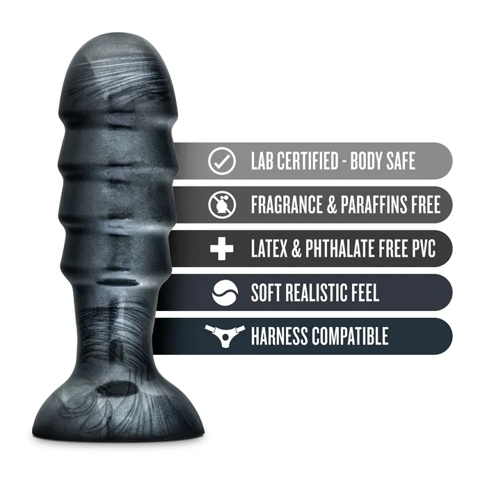 Blush Novelties Vibrators Jet Bruiser Carbon Metallic Black