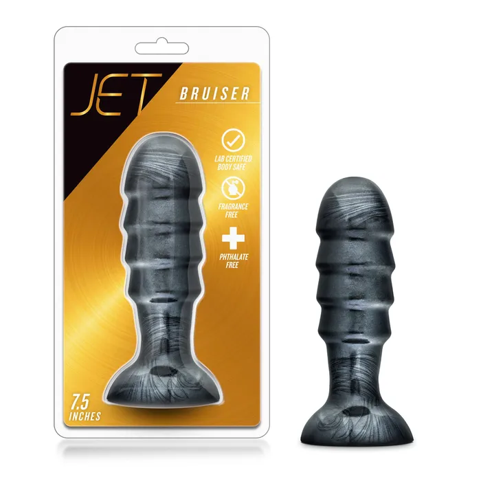 Blush Novelties Vibrators Jet Bruiser Carbon Metallic Black