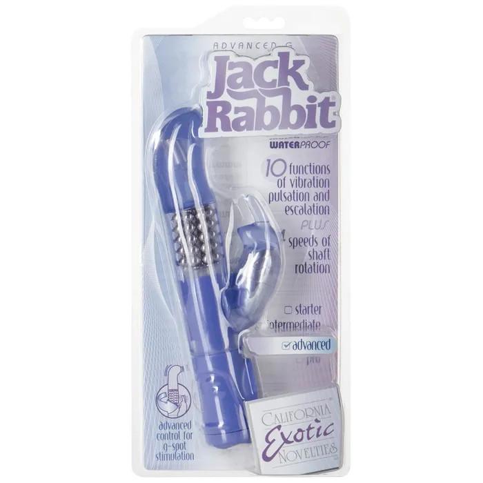 CalExotics Vibrators Advanced G Jack Rabbit Purple