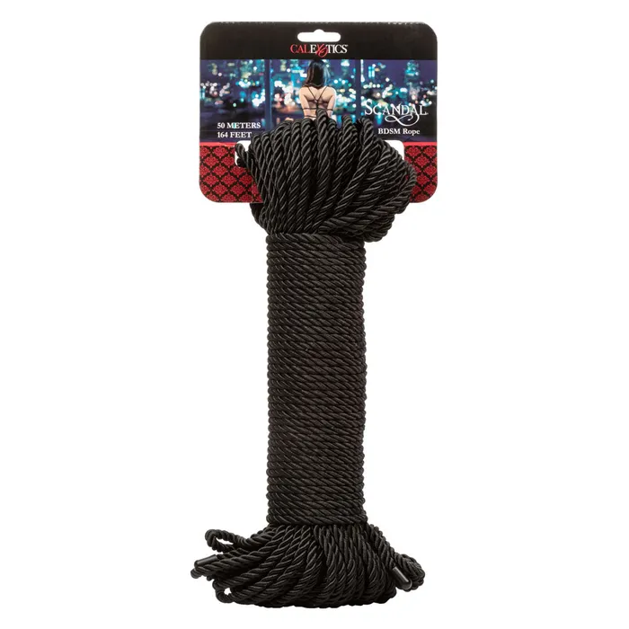 California Exotic Anal Scandal BDSM Rope 164 Ft 50m Black