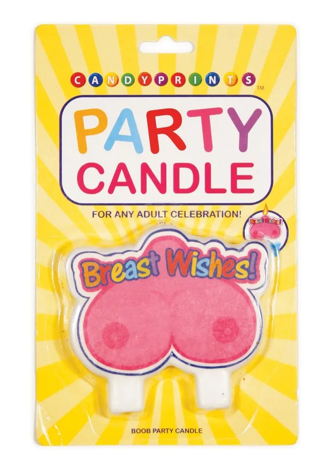 Candyprints Breast Wishes Boob Party Candle Candyprints Party Vibrators