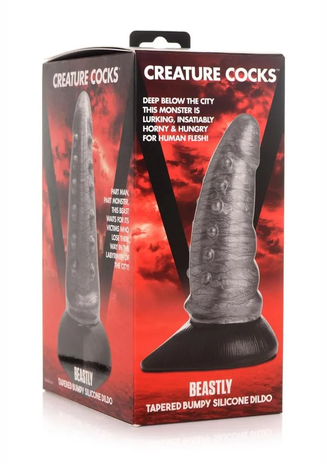 Creature Cocks Creature Cocks Beastly Tapered Bumpy Silicone Dildo Dildos