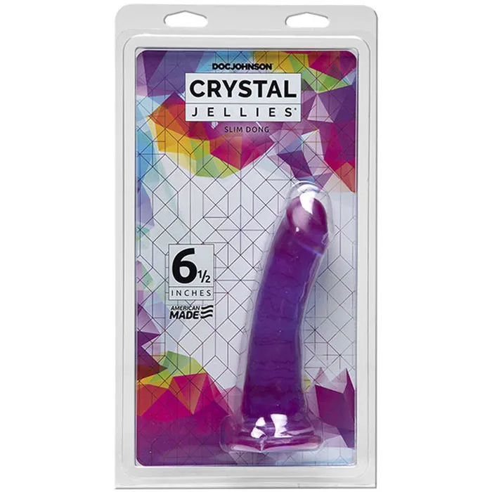 Dildos Doc Johnson Crystal Jellies 65 Inch Slim Dong