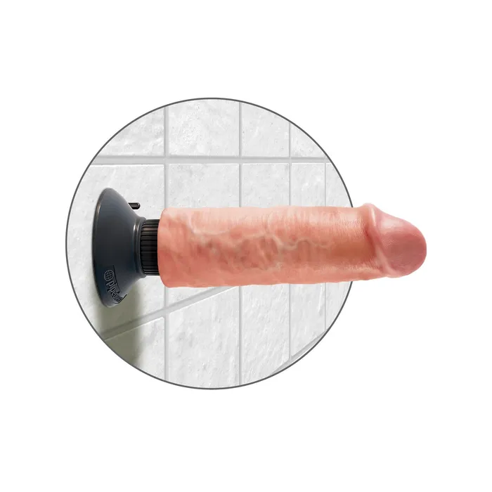 Dildos King Cock 6Inch Vibrating Cock Light Pipedream