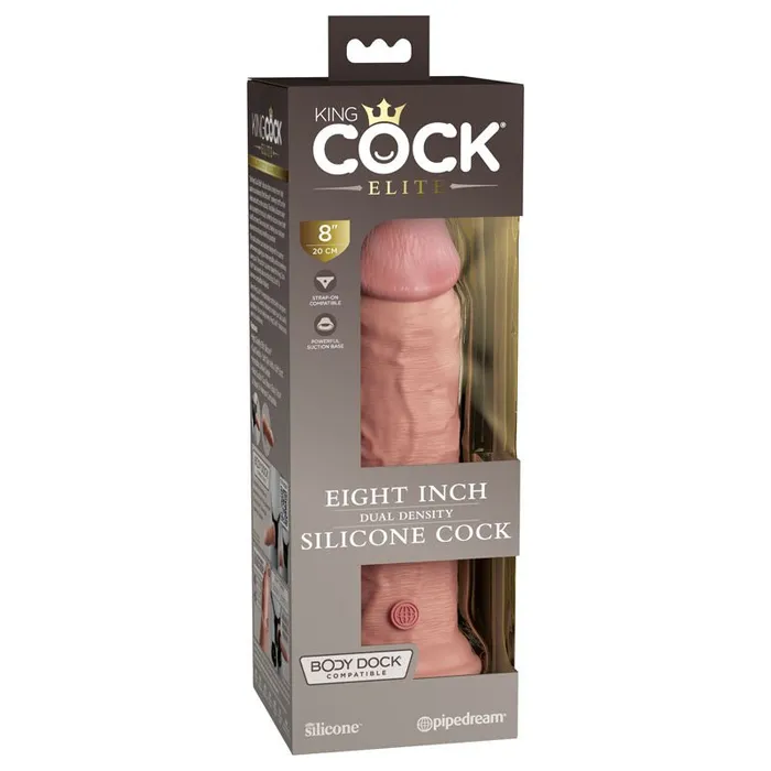 Dildos Pipedream King Cock Elite 8 Dual Density Cock 203 cm Dong