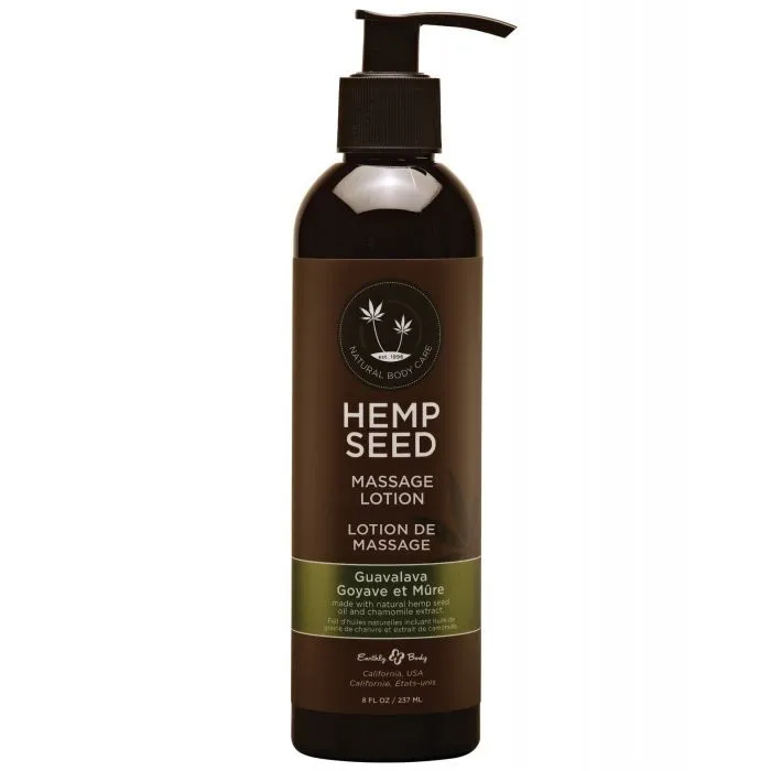 Earthly Body Hemp Seed Massage Lotion Earthly Body Couples