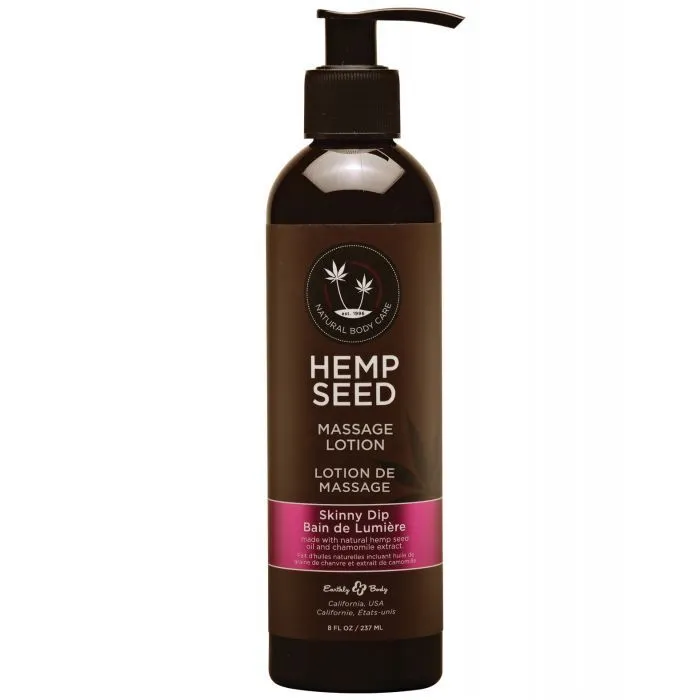 Earthly Body Hemp Seed Massage Lotion Earthly Body Couples