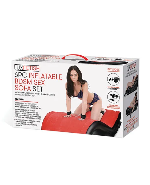 Female Sex Toys Electric Eel INC Lux Fetish 6 pc Inflatable BDSM Sex Sofa Set