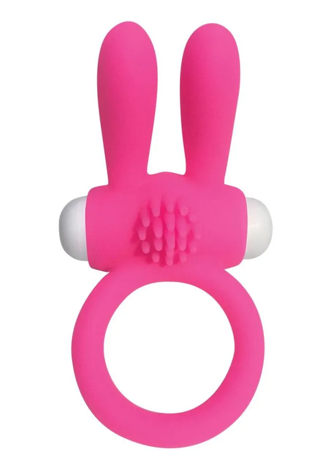 Female Sex Toys Neon Neon Silicone Vibrating Rabbit Ring