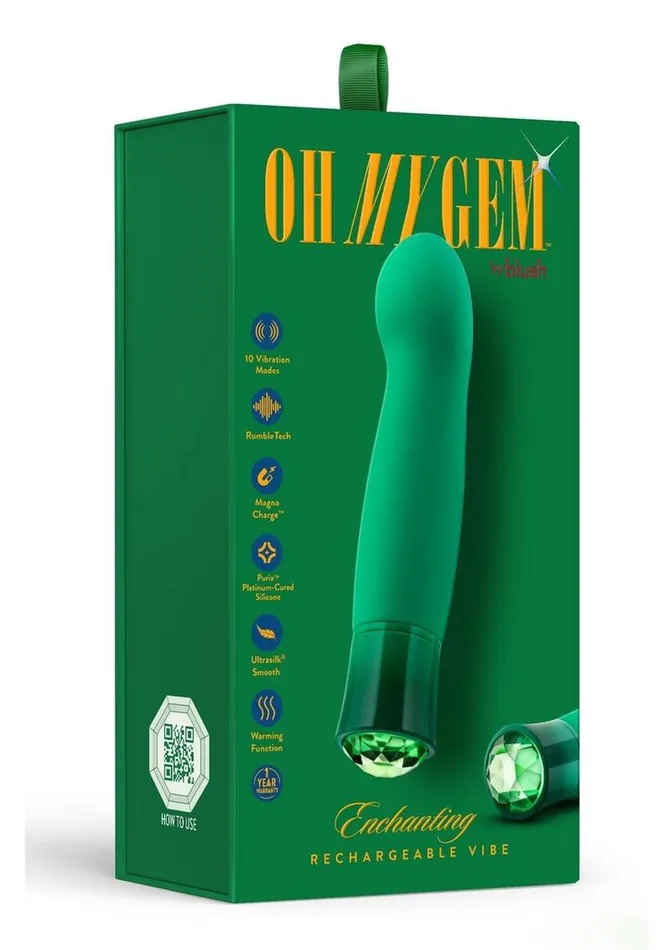 Female Sex Toys Oh My Gem Oh My Gem Enchanting Rechargeable Silicone GSpot Vibrator